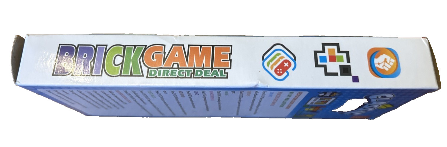 New In Box Classic Brick Game Console for the 80S/90S-Handheld-Blue-Works W/2 AA
