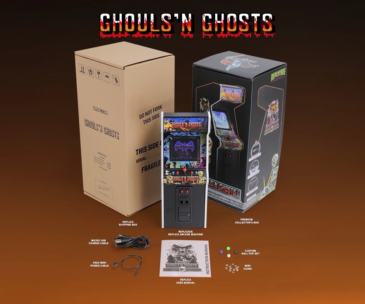 Ghouls ‘N Ghosts Replicade New Wave Toys Arcade 1/6 Scale SEALED & NEW NIB RARE