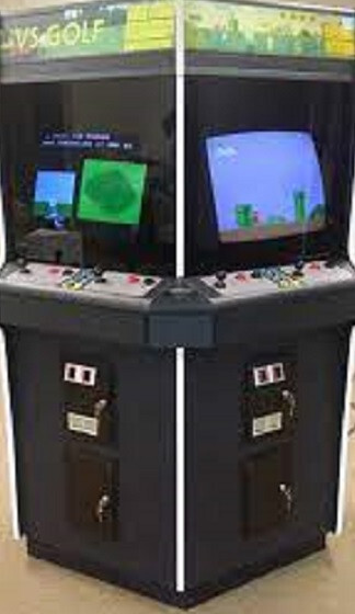 SUPER MARIO BROS/VS GOLF – NINTENDO VS ARCADE MACHINE by NINTENDO 1987