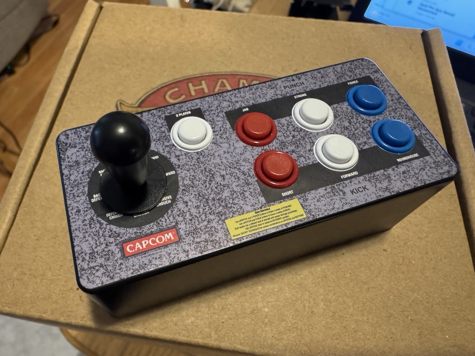 New Wave Toys Replicade Street Fighter II Fight Stick Mini Arcade
