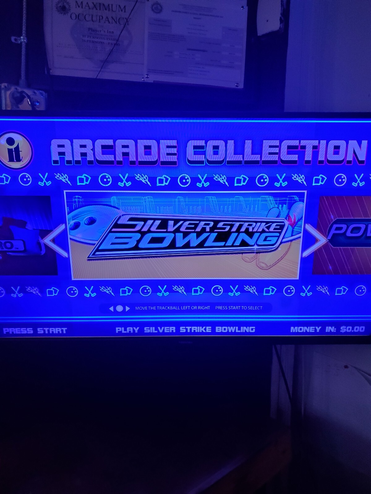 1 IT ARCADE COLLECTIONS SILVER STRIKE BOWLING POWER PUTT BAGS PLAYS ALL 3 Read