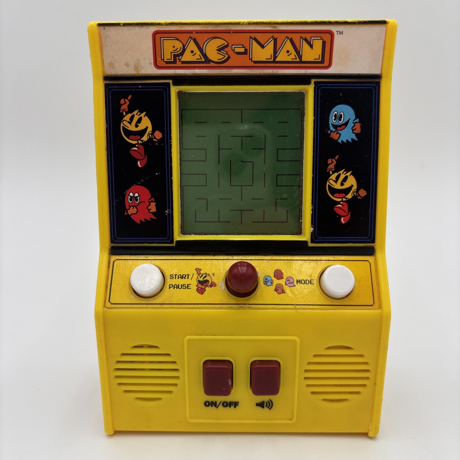 Pac-Man Mini Arcade Game Hand Held Tested Works 09521 Bandai Namco