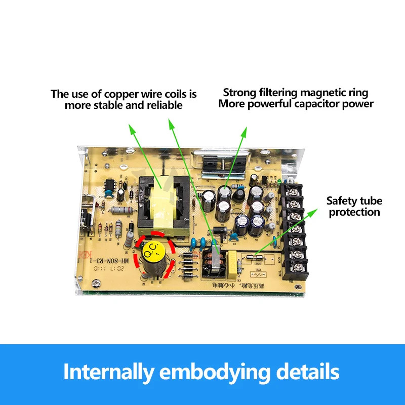 Arcade Power Supply JAMMA Video Machine 5V 12V 24V Output Switching