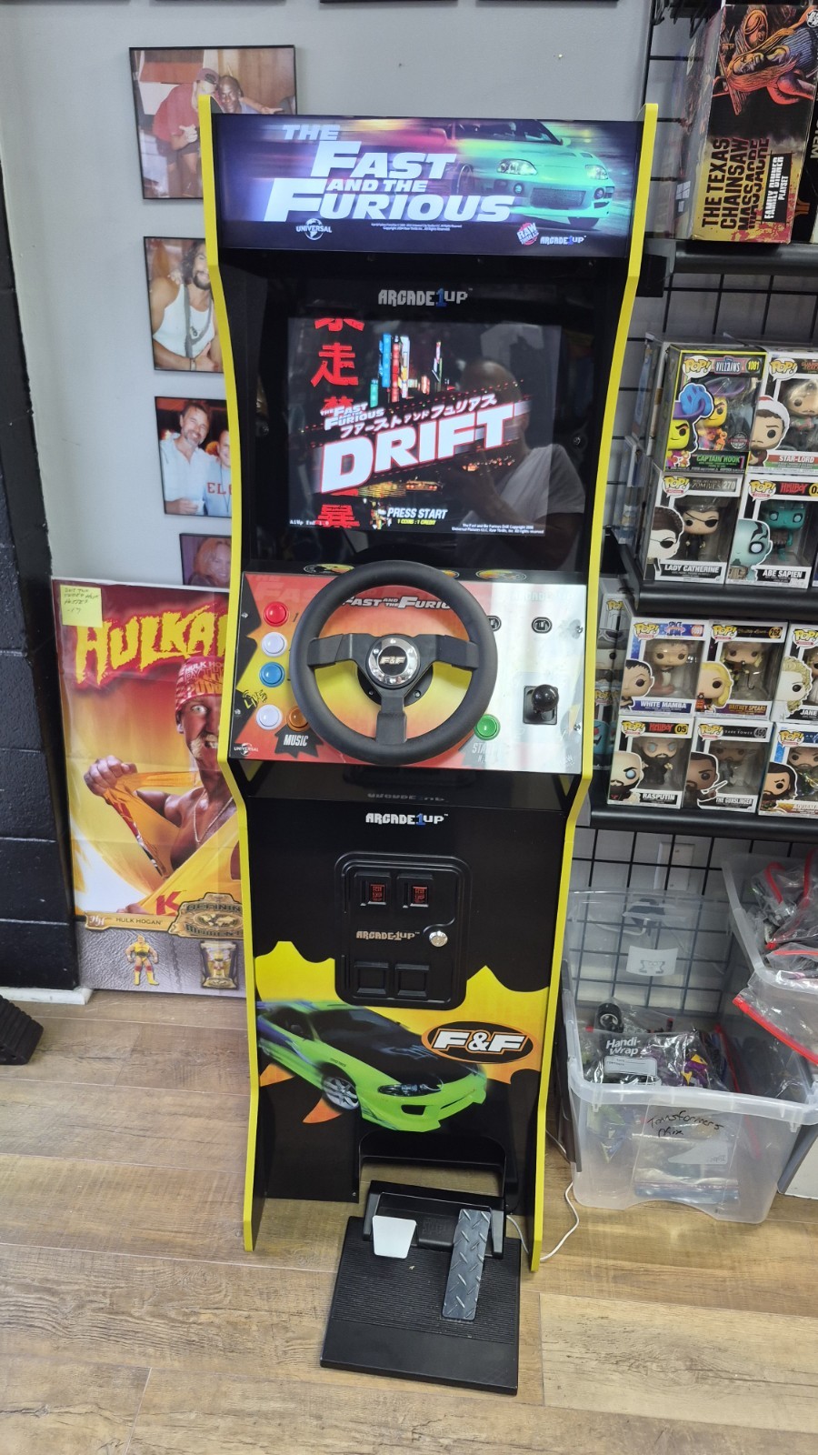 Arcade1up The Fast & The Furious Deluxe MoARCADE GAME Drift Home Arcade Cabinet