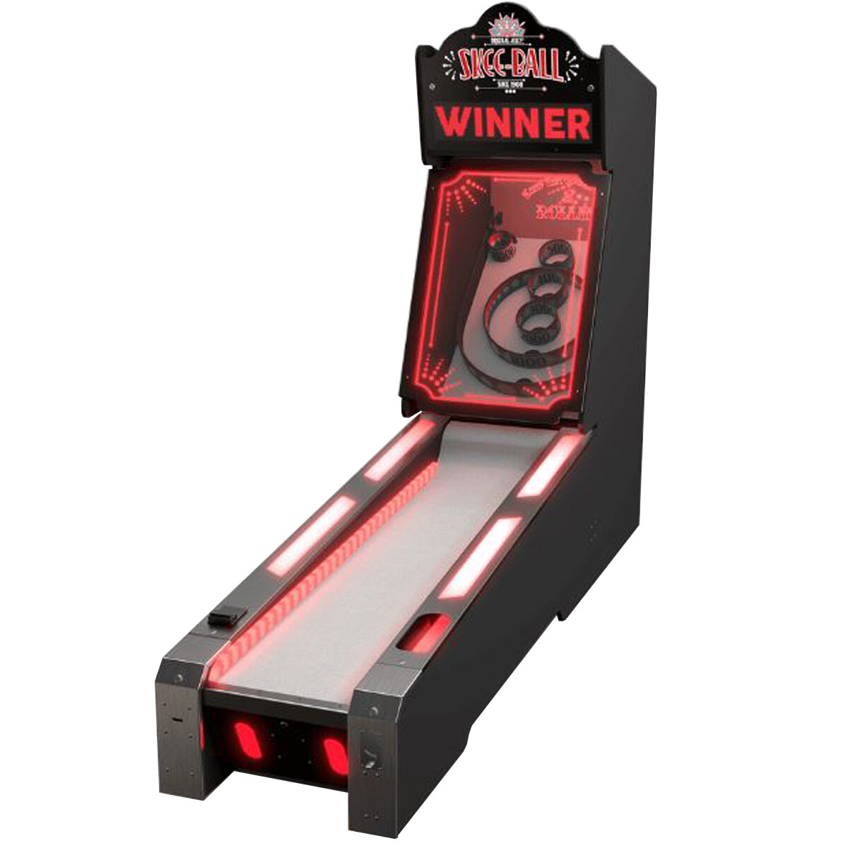 Skee-Ball Glow 10′ Free Play Home Arcade Game