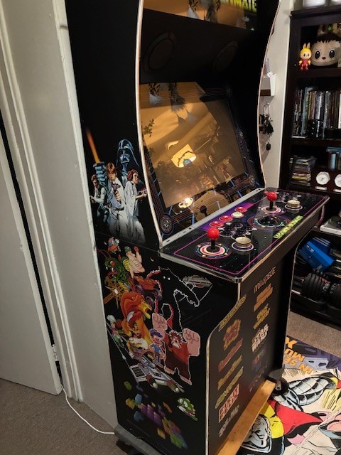AtGames Legends Ultimate HD Home Arcade includes extra cabinet art