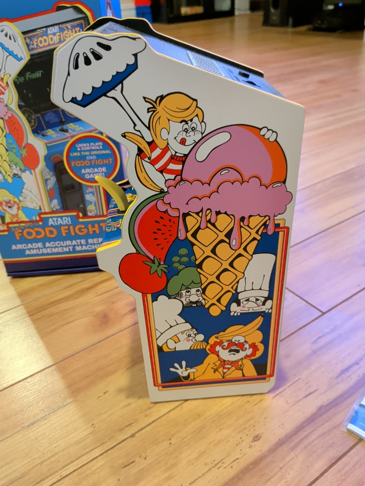 Atari Food Fight Replicade Exclusive – New Wave Toys Mini Arcade