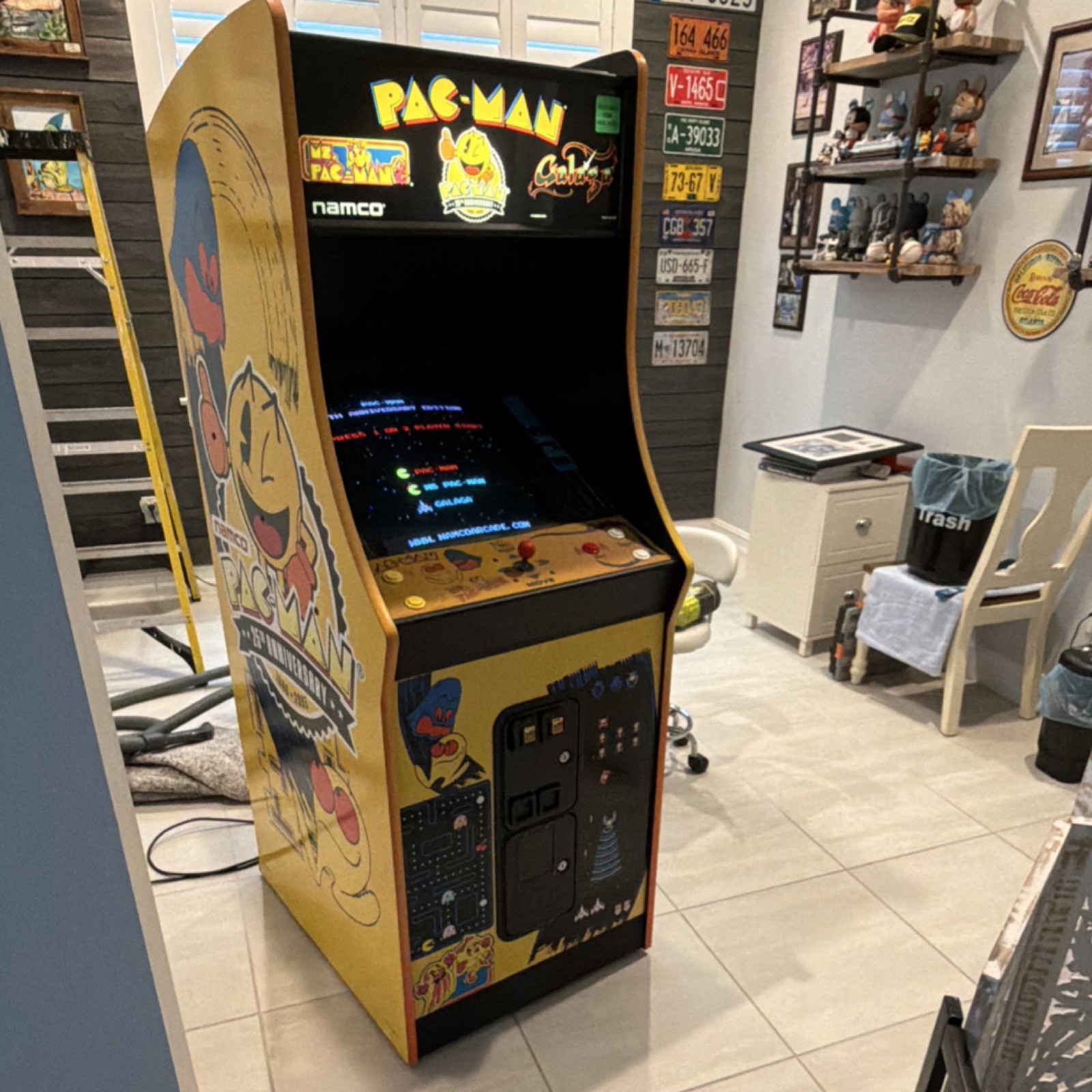 Namco Pac-Man 25th Anniversary Arcade Machine Collectible Cabinet