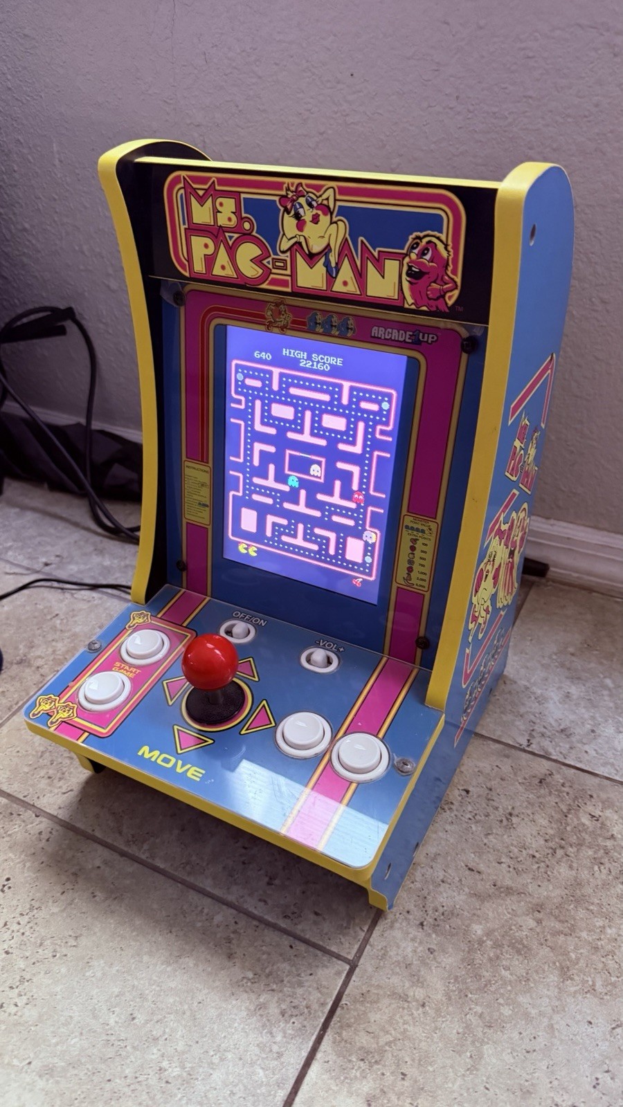 Arcade 1up Ms Pac-Man 4 In 1 Tabletop Arcade GameSystem 16″