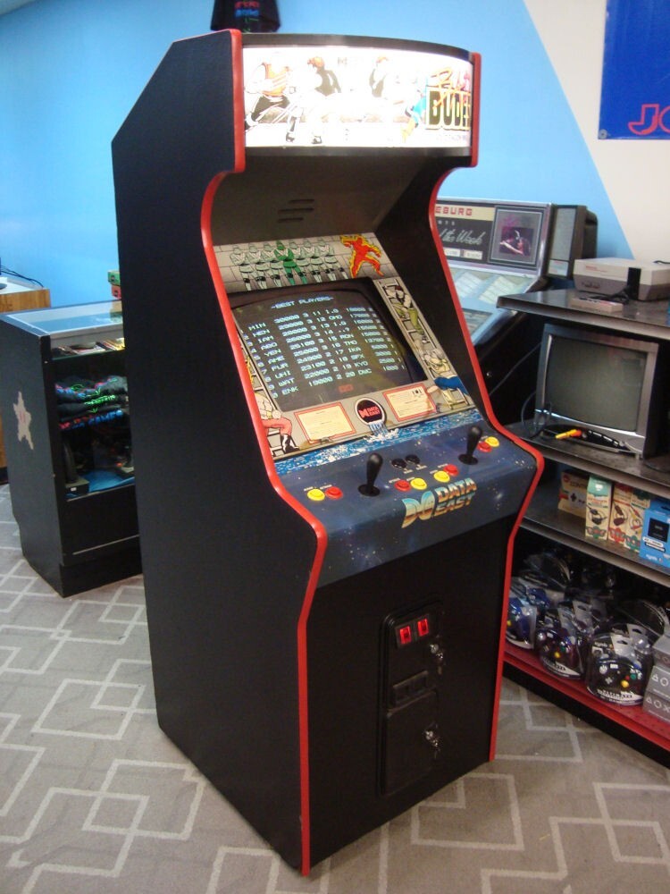 Old School Bad Dudes Arcade Game – Late 80s Full Size Coin Op