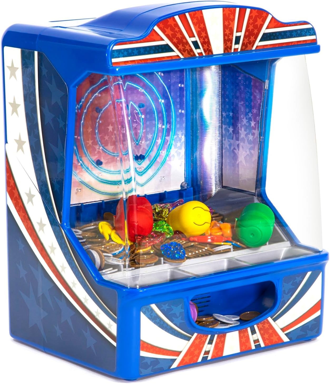 Retro Arcade Electronic: Coin Pusher – Tabletop Game, Push The Coins Over The…