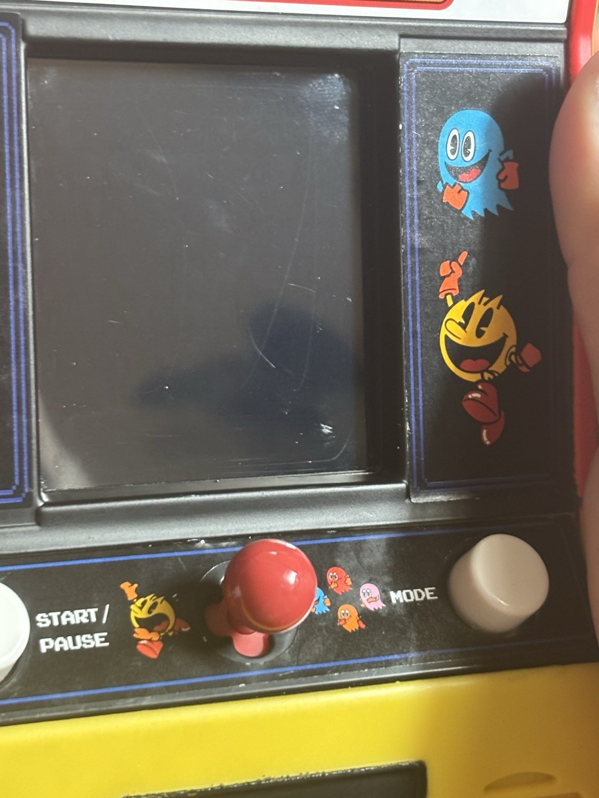 Pac-man Handheld Mini Arcade Retro Pacman Video Game Machine Toy – used – works