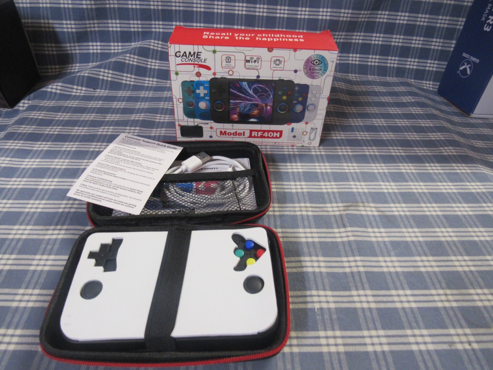 RF40H Retro Handheld Game Console 4.0″ Pre-Loaded Games (Open Box) FREE SHIPPING