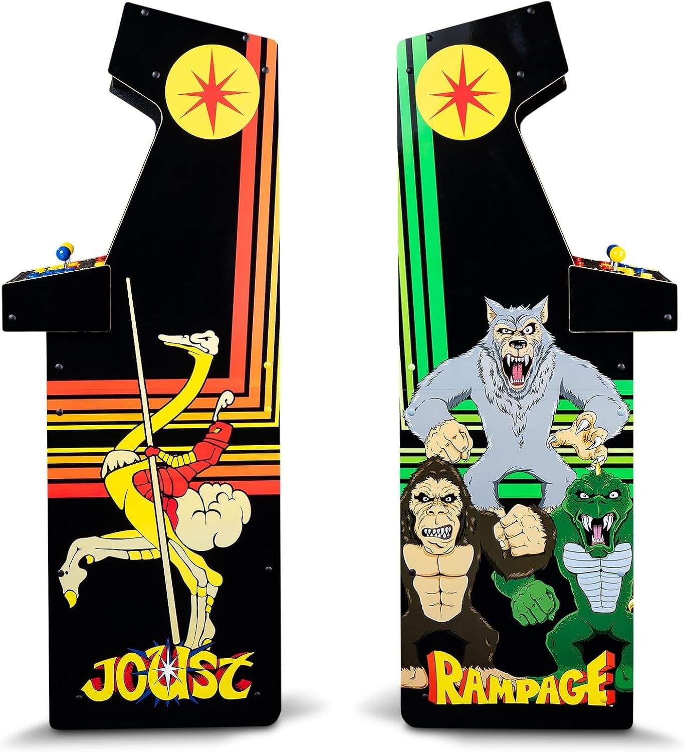 ARCADE1UP Rampage/Joust Deluxe Arcade Machine