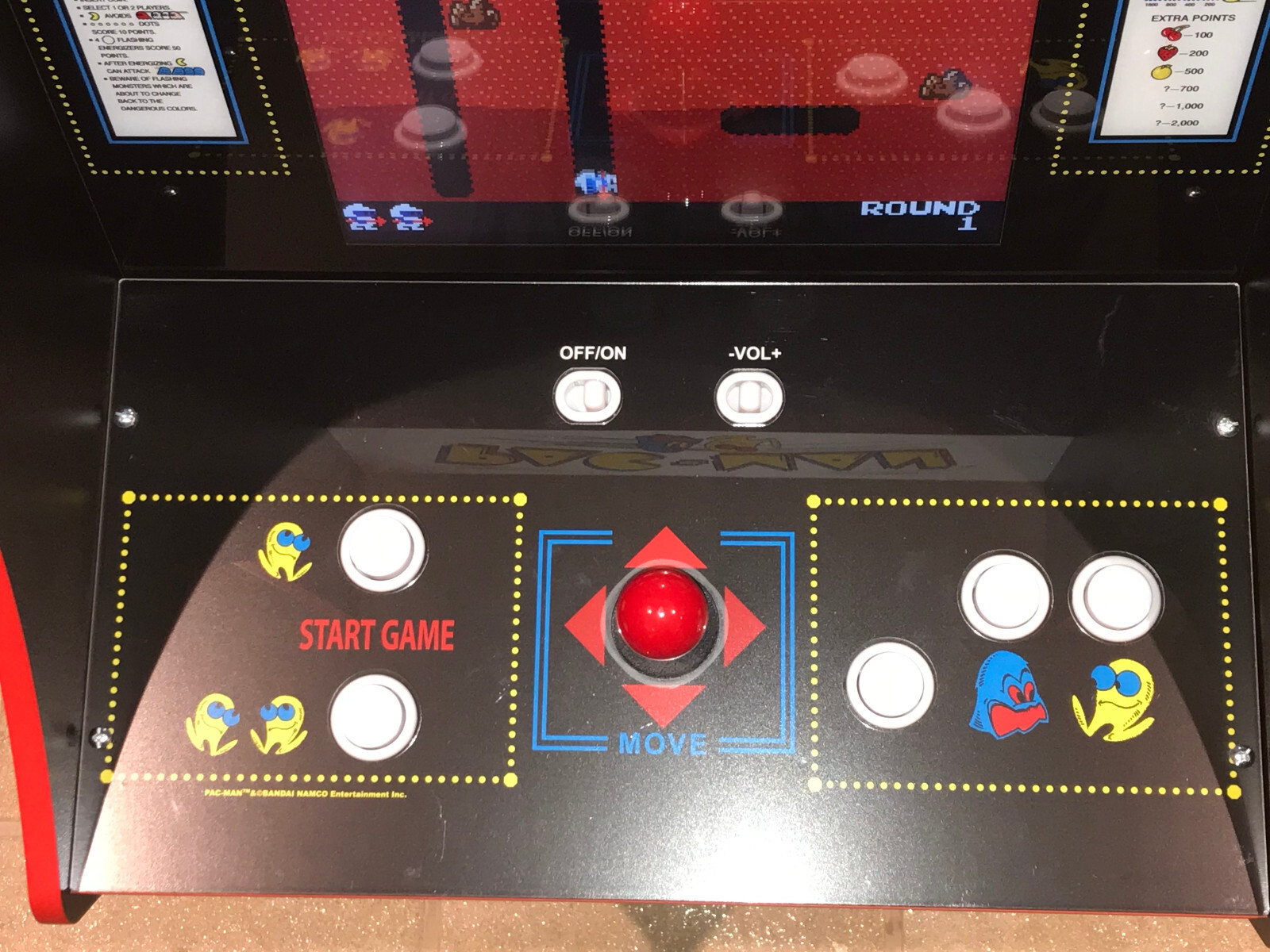 Arcade1Up Bandai Namco Legacy Pac-Man 12-in-1 Arcade Cabinet LOCAL PICKUP ONLY