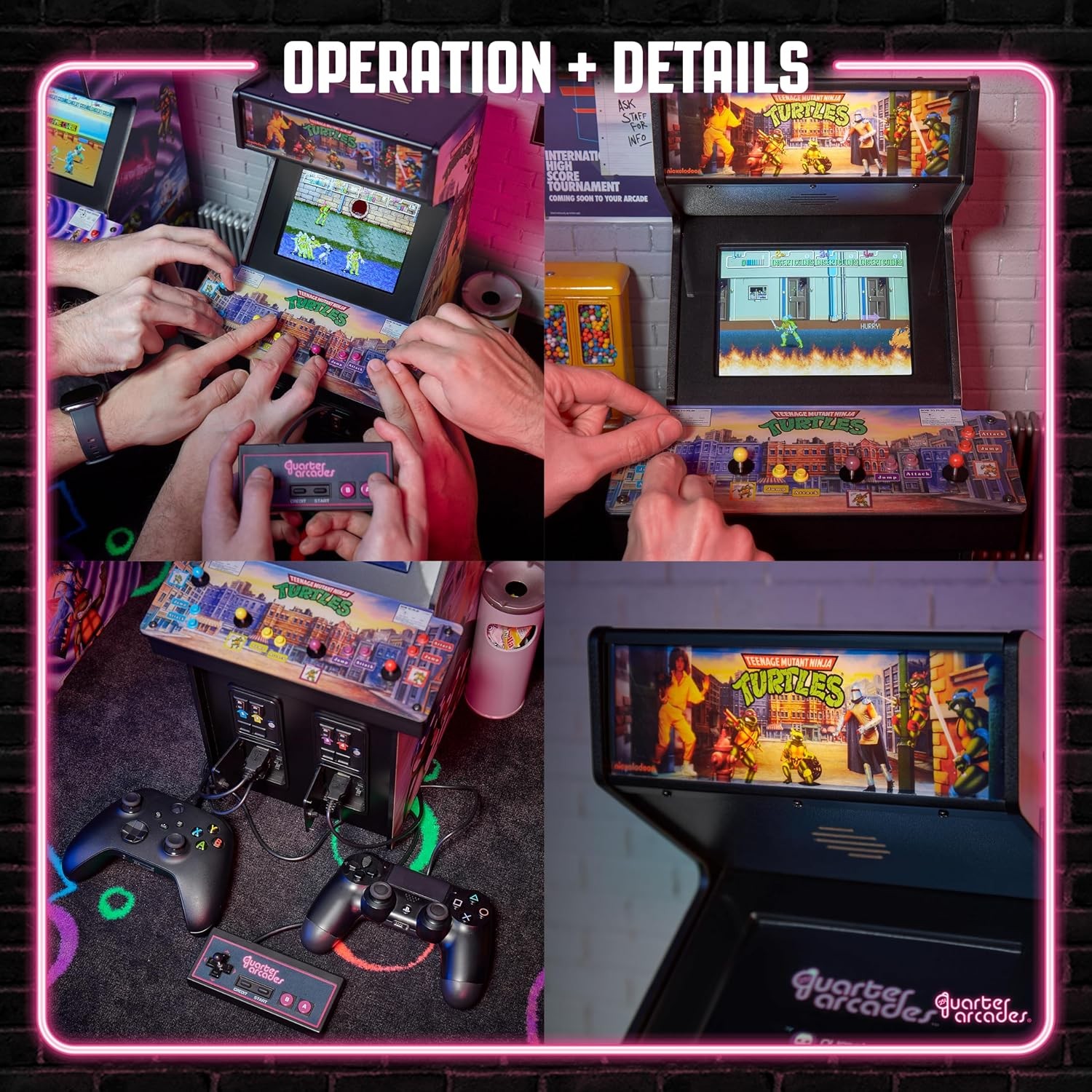 Teenage Mutant Ninja Turtles Collector Mini Arcade Game