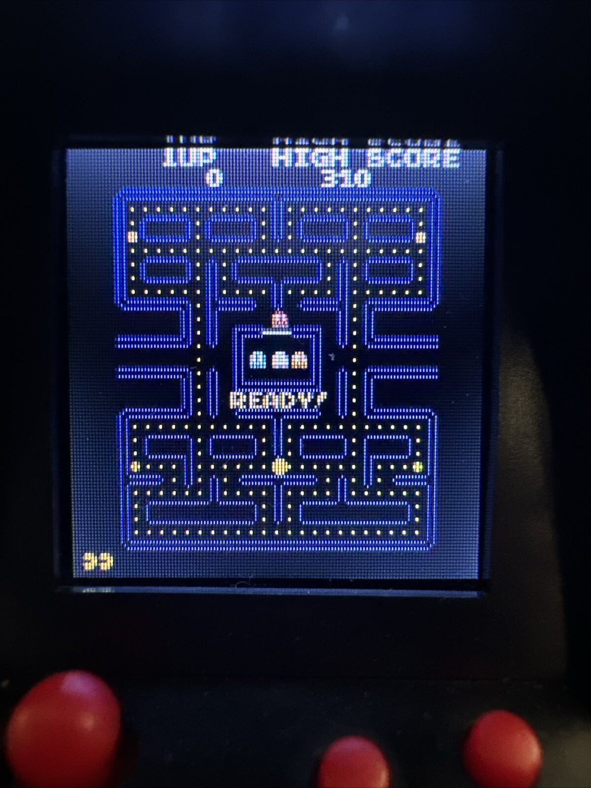 Pac-Man Miniature Arcade Game Keychain 2018 Tested And Works Scratch On Screen