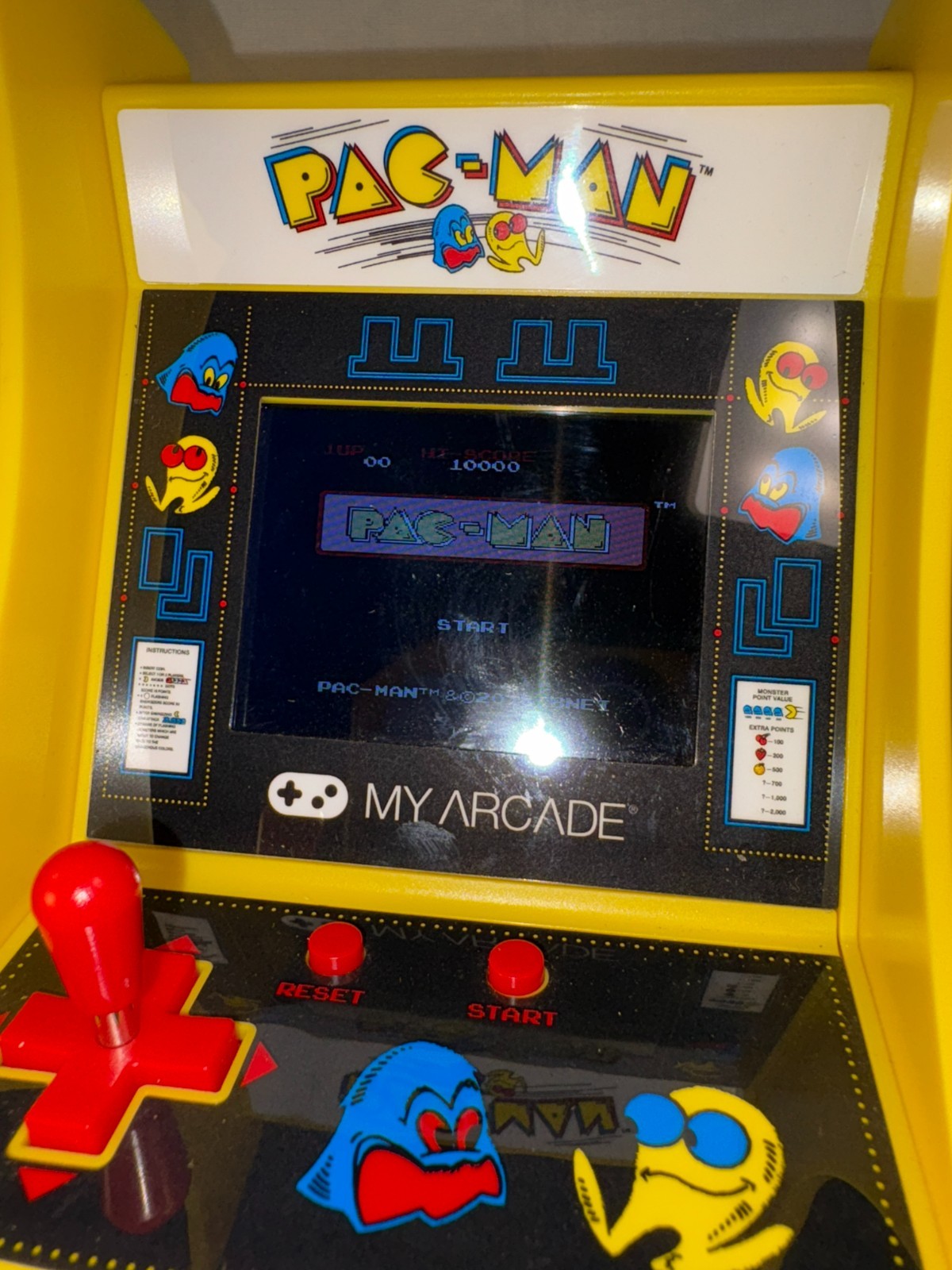 Pac-Man Mini Arcade Game. My Arcade. Batteries Included.