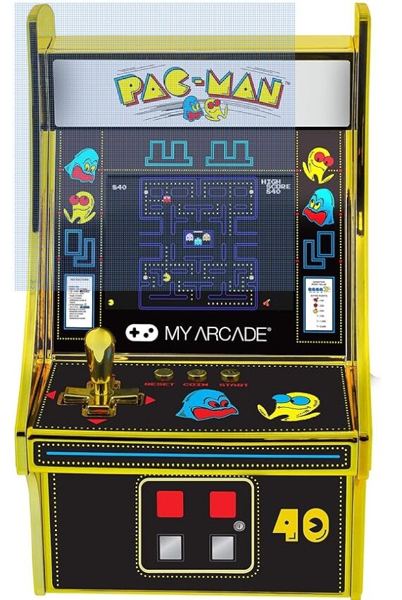 My Arcade Pac-Man 40th Anniversary Micro Player 6.75″ Gold Plated USB NEW