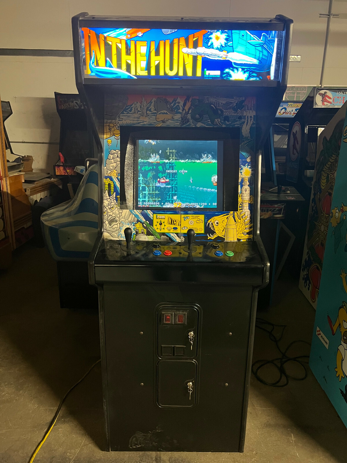 IN THE HUNT ARCADE MACHINE by IREM 1993 (Excellent Condition)