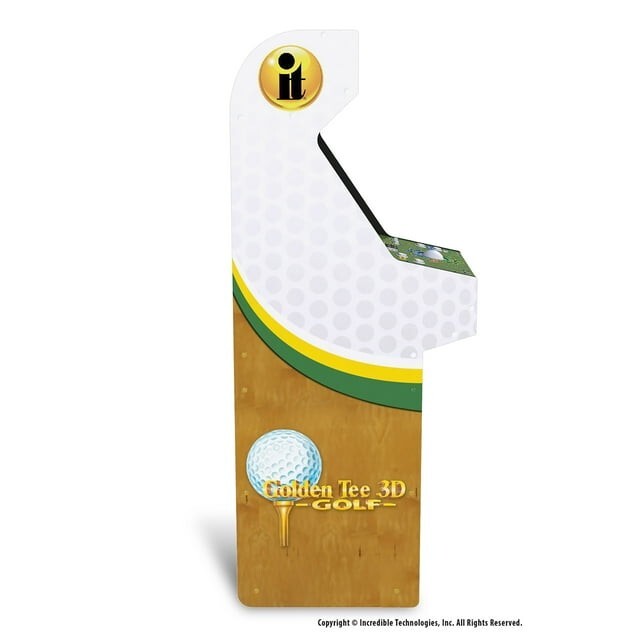 Arcade1UP – Golden Tee 3D 35th Anniversary Deluxe Home Video Game Arcade Machine