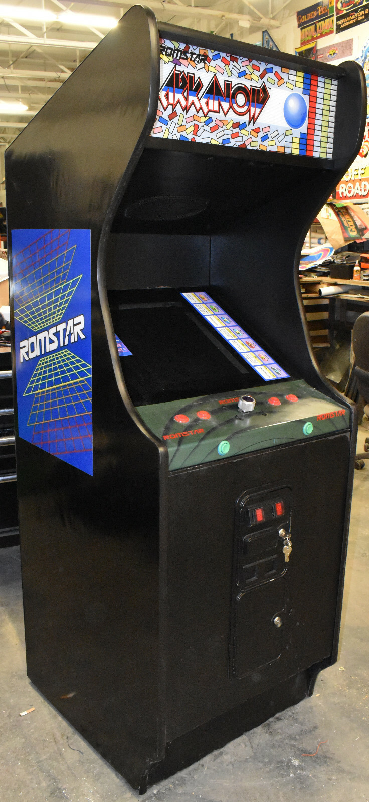 ARKANOID ARCADE MACHINE by TAITO/ROMSTAR (Excellent Condition) *RARE*