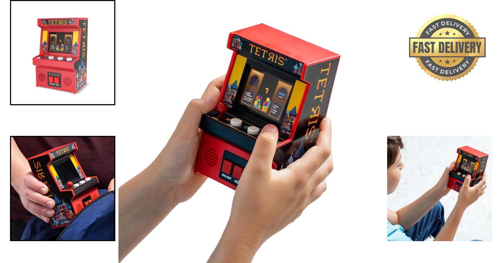 Mini Arcade Tetris Game – Retro Handheld Classic for Kids and Collectors