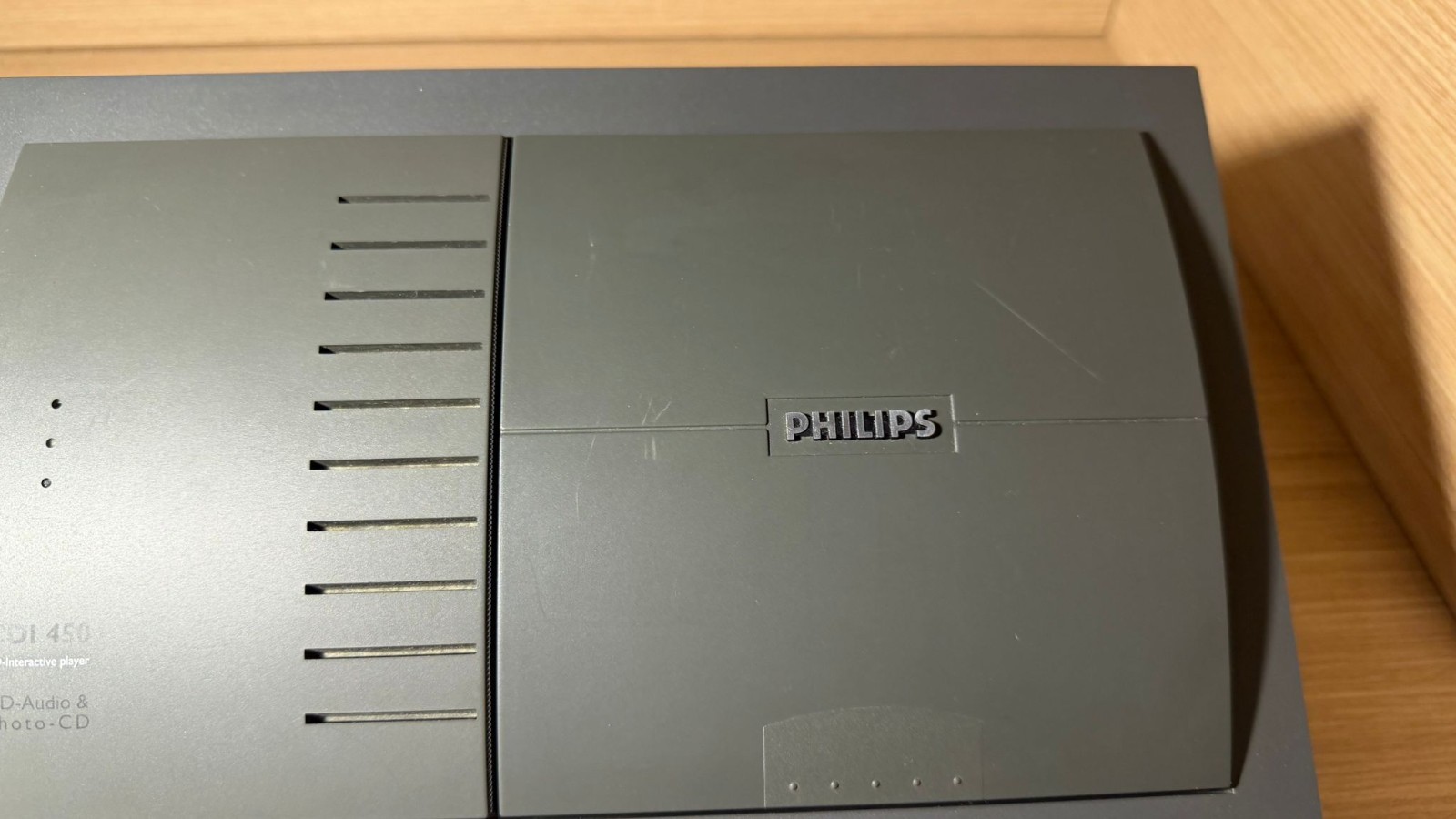 READ INFO- Philips CD-i 450 Mod Sega Controller Console + Video Cart 22ER9956