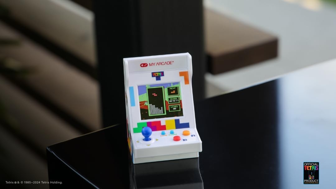 Tetris Pico Player: Ultimate 3.7” Arcade for Gaming on the Go, for All Ages