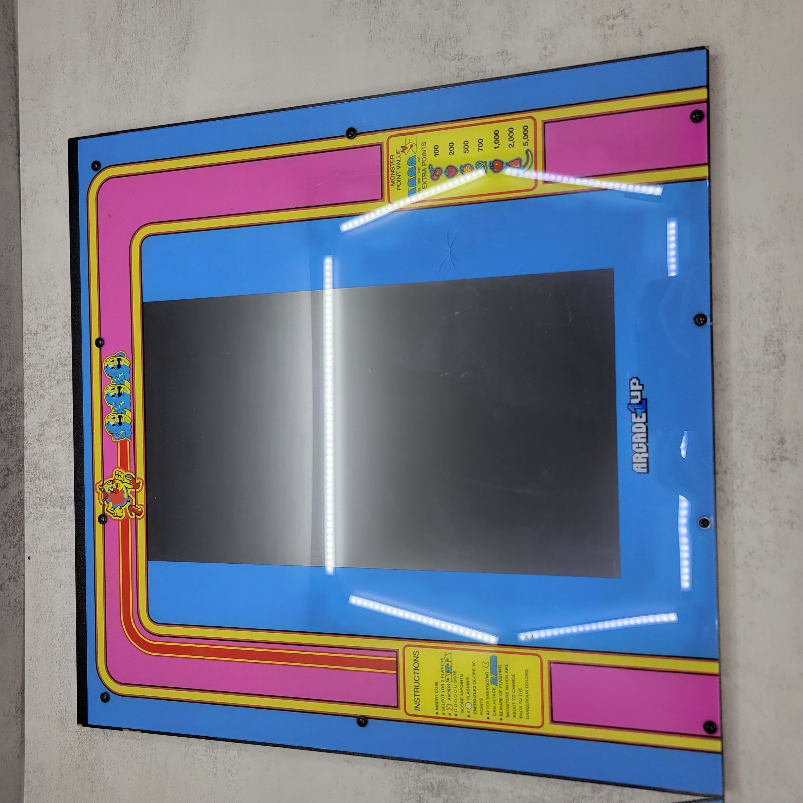 Arcade1Up Ms. Pac-Man Classic SE (Part A) OEM Replacement LCD Screen Only [READ]