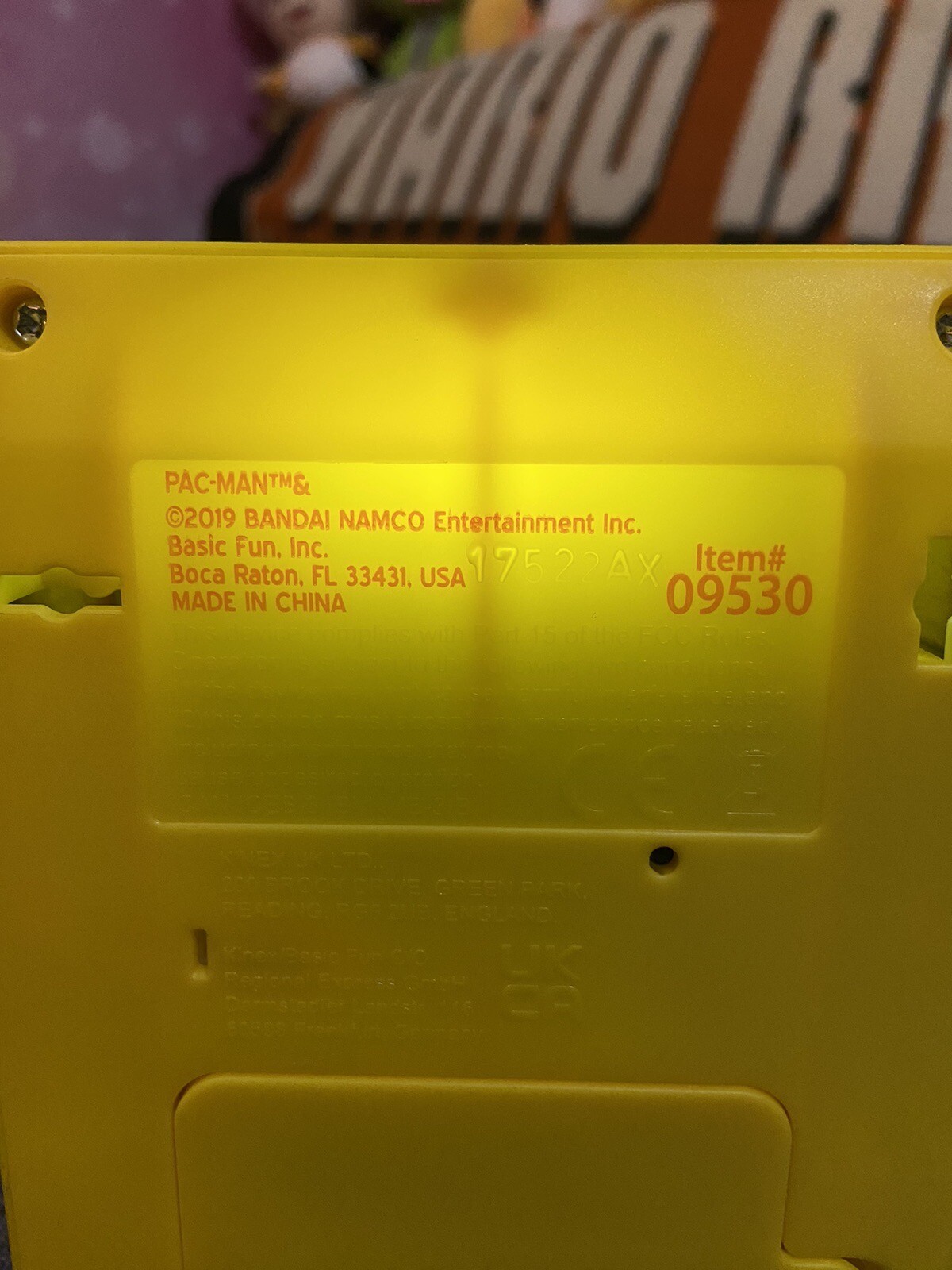 Bandai/Namco Pac-man Handheld Mini Arcade Retro Pacman Video Game Machine Toy
