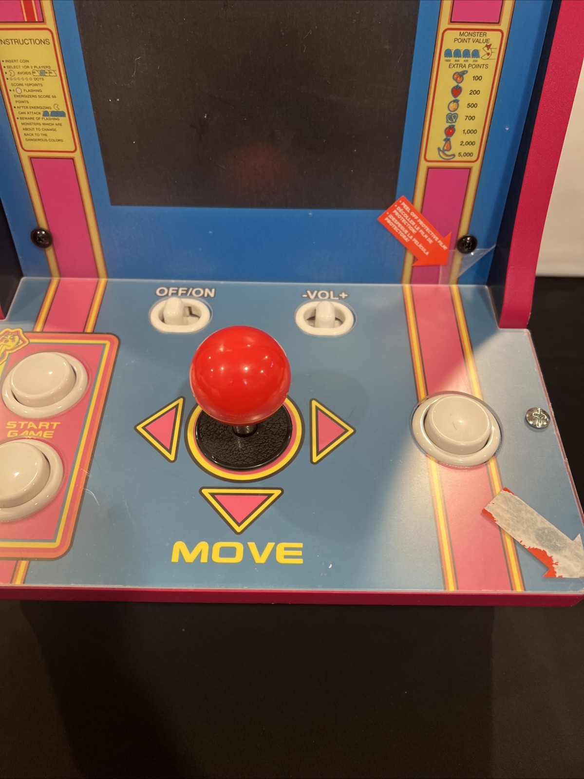 “Arcade1Up Ms. Pac-Man Countercade Mini Arcade Machine Excellent Condition
