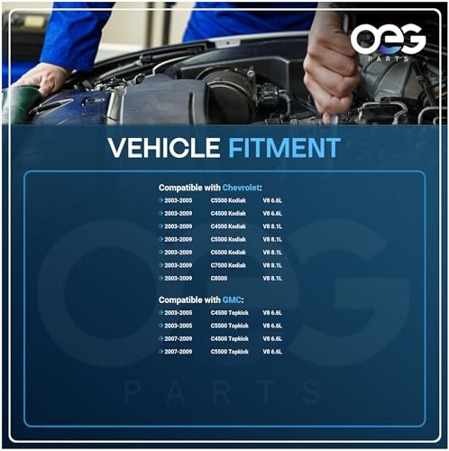 OEG Parts New Alternator Compatible With 2003-2005 Chevy & GMC 6.6L 8.1L C4500