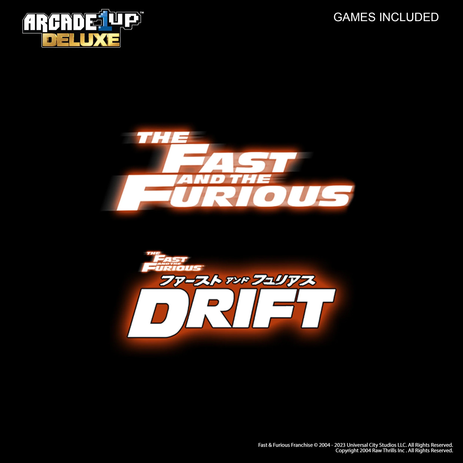 Fast & Furious Deluxe Arcade Game – 5ft Cabinet, 2 Games, 17″ LCD Screen