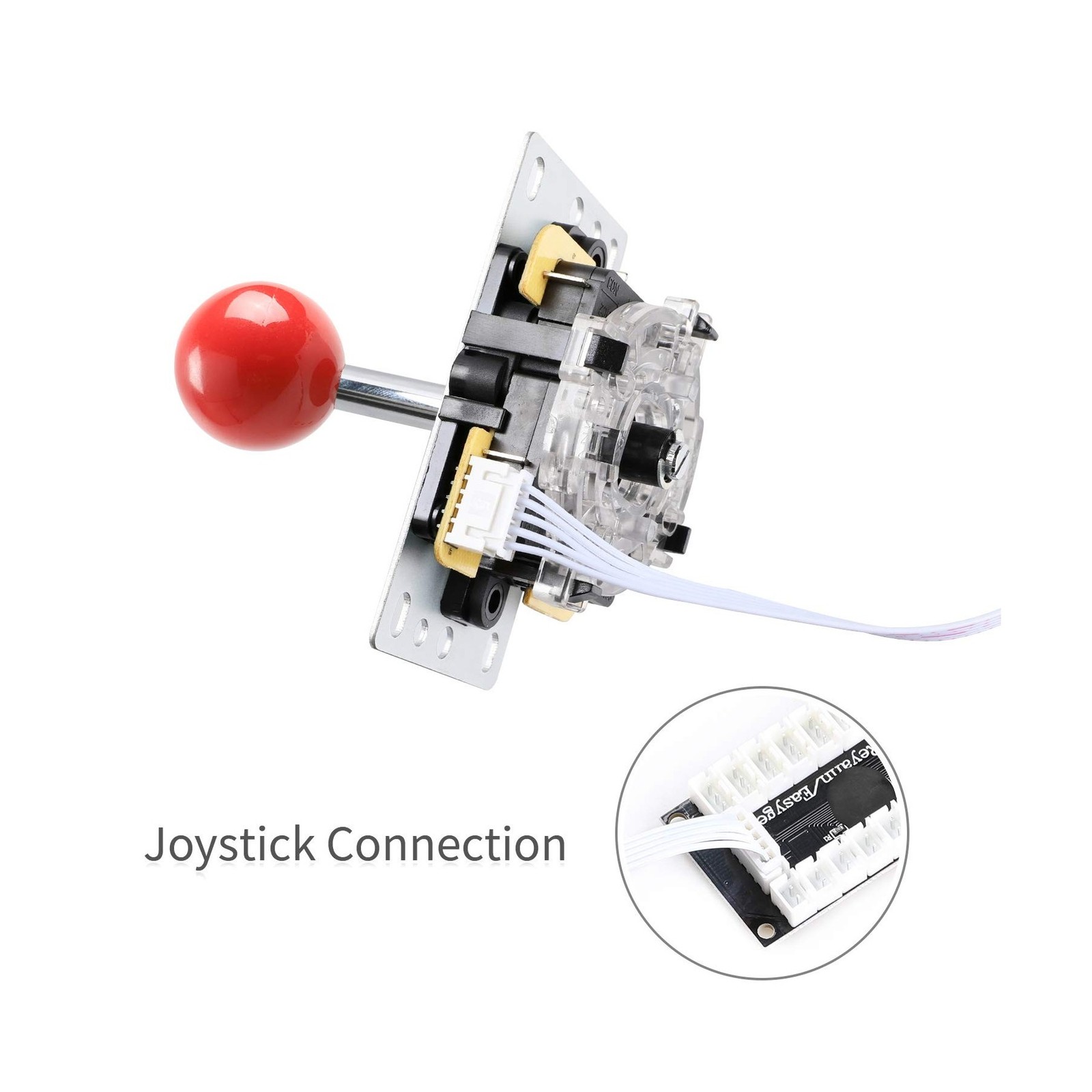 LED Arcade DIY Parts 2x Zero Delay USB Encoder + 2x 8 Way Joyst… FAST USA SHIP