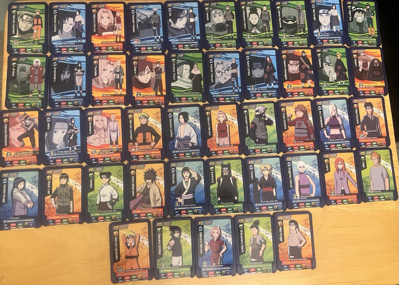 Naruto Emblem Battle – Volume 1 Full Set 1-2 stars 45 pcs or $1.50 each