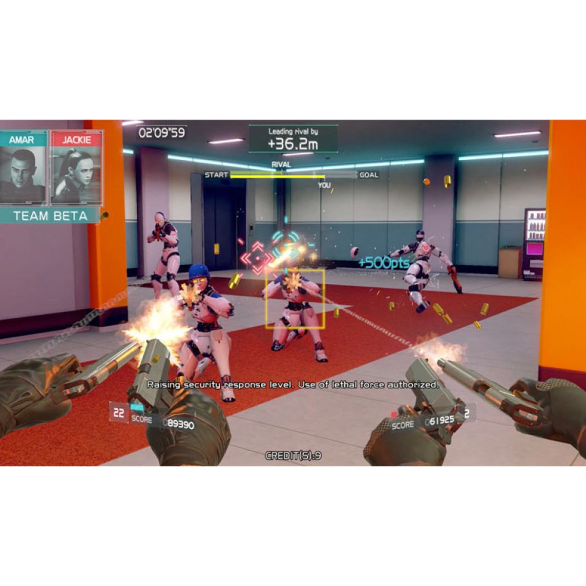 SEGA Mission Impossible Deluxe Arcade Gun Shooting Video Game – 4 Players