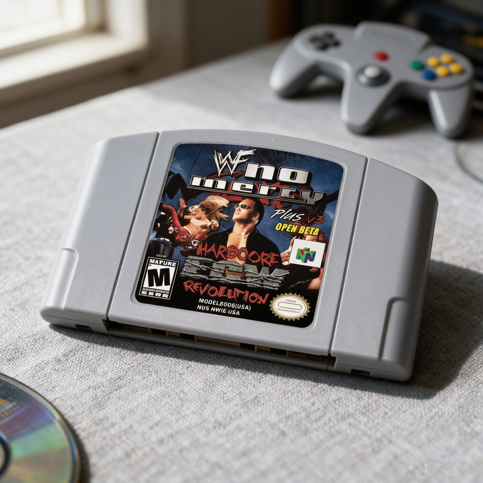 N64 Video Games WWF No Mercy Plus V3 Open Beta