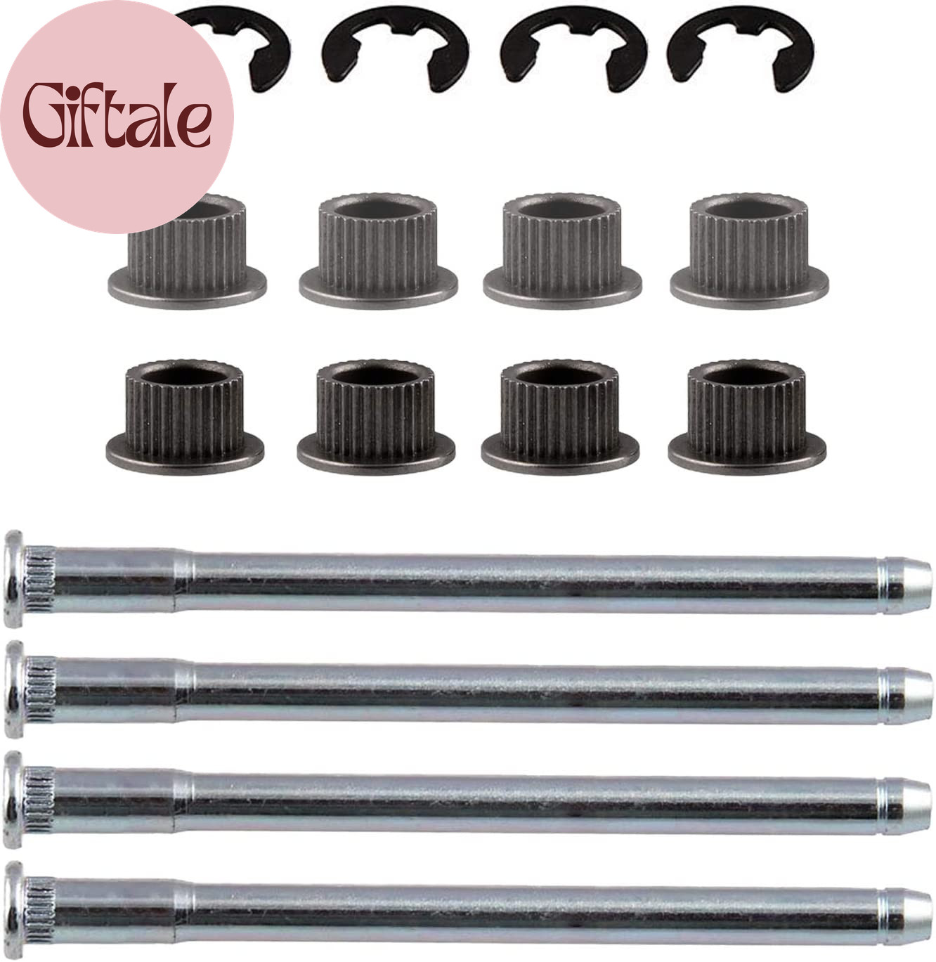Compatible with Door Hinge Pin and Bushing Repair Kits (4 Pins 2 Door) Replacem