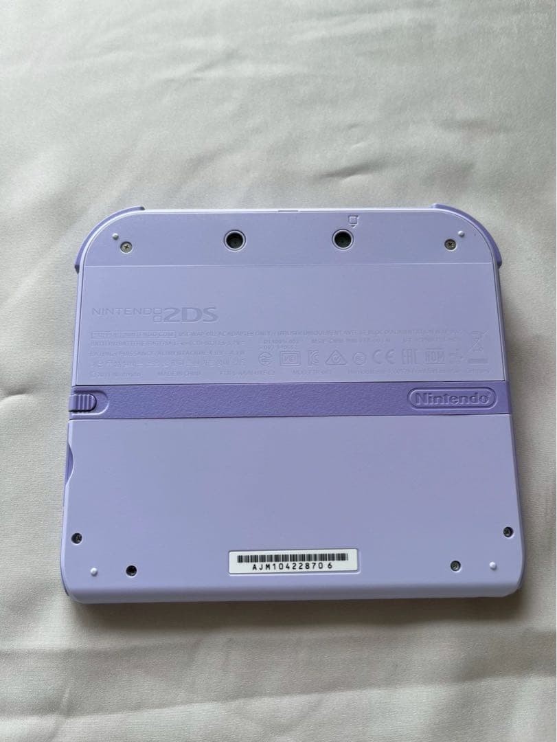 Nintendo 2DS Lavender Purple Console + Pokemon Sun Tested Japan w/Box Near Mint