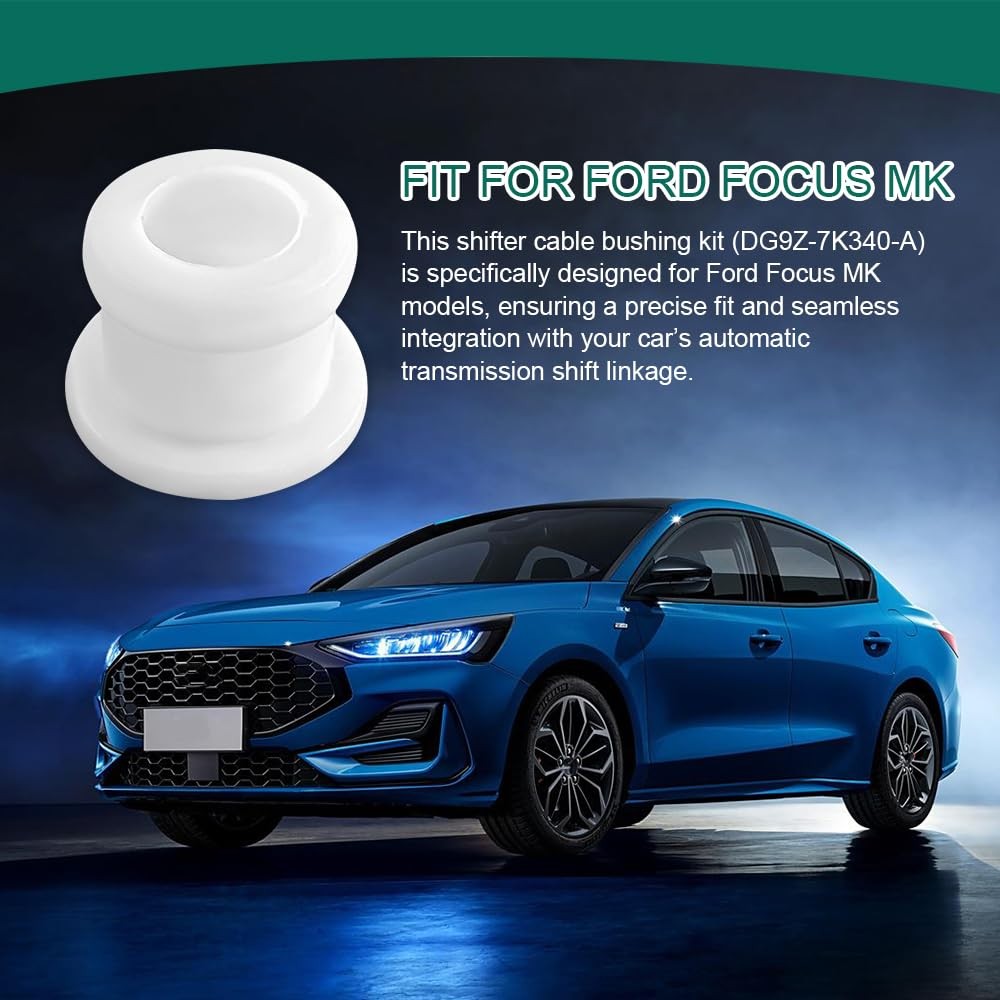 HQRNYP 2PCS Shifter Cable Bushing Kit Compatible with 0.6*0.4*0.47 inches
