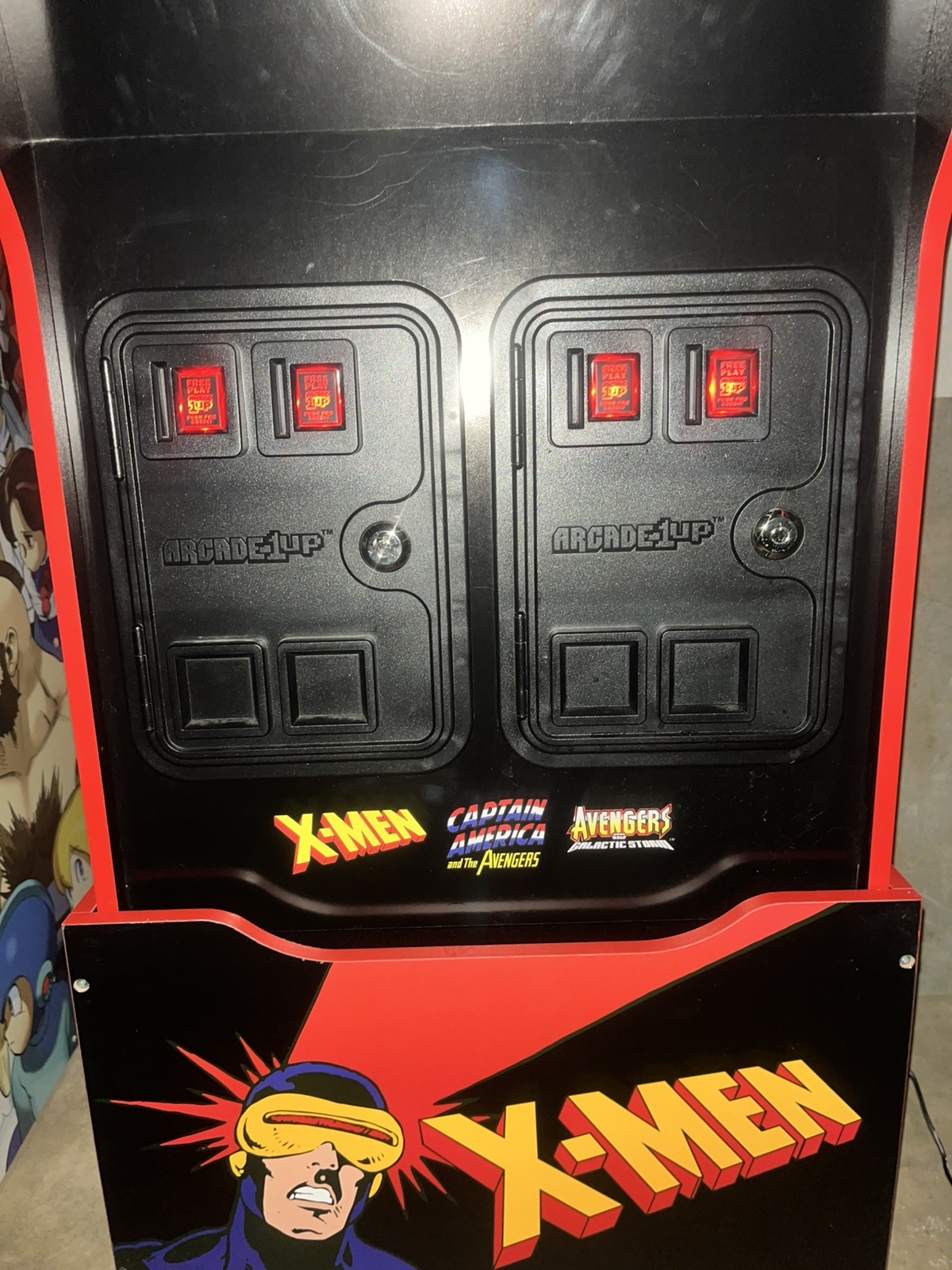 Arcade 1Up X-Men 4 Player Arcade machine (upgraded buttons, marquee)