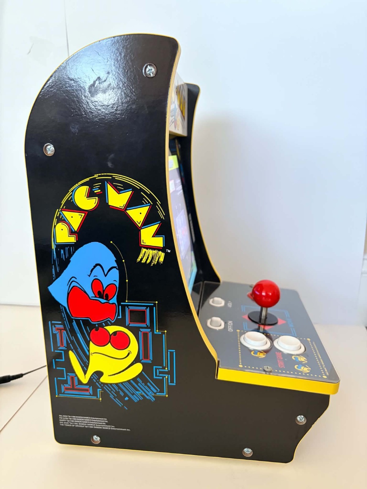 Arcade1Up Pac-Man Countercade 5 Game Tabletop Arcade Tested Works Dig Dug Mappy