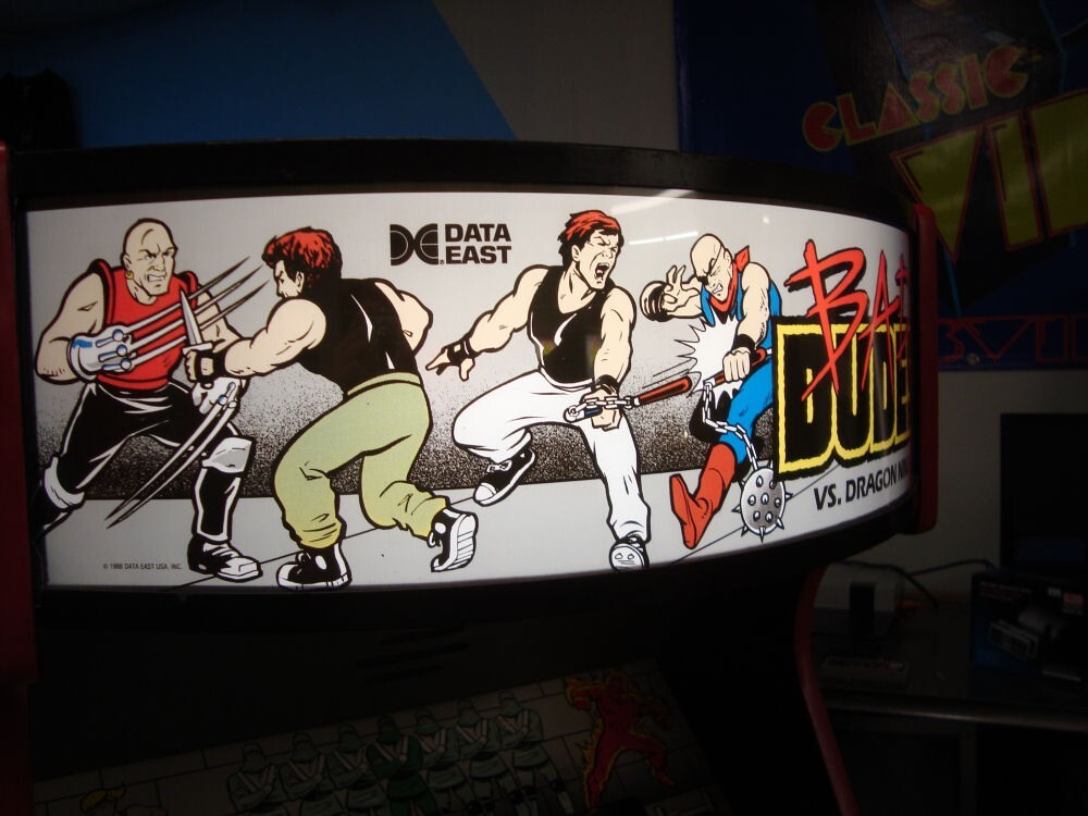 Old School Bad Dudes Arcade Game – Late 80s Full Size Coin Op