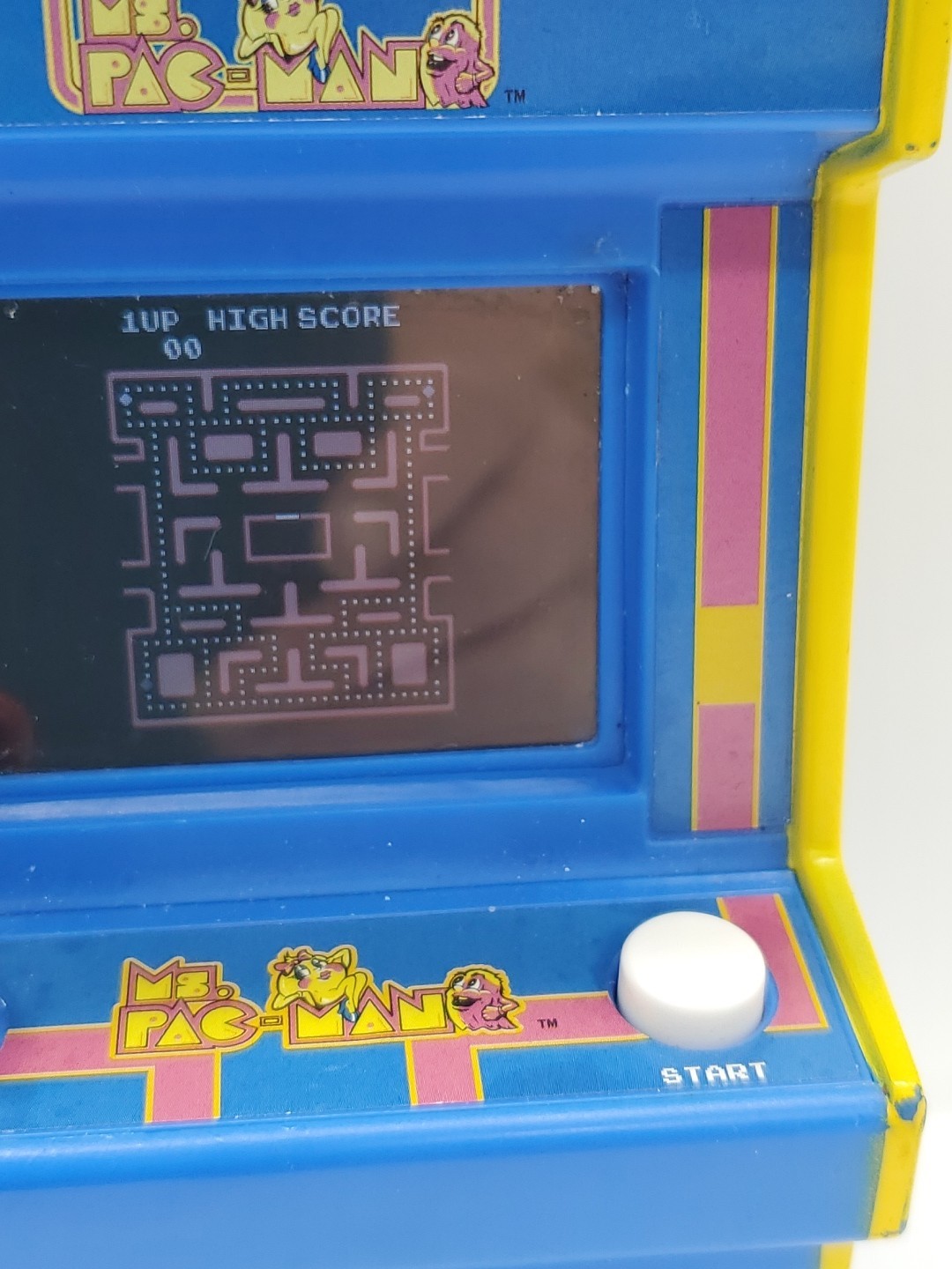Ms Pac Man Hand Held Mini Arcade Video Game Works see Video 2018