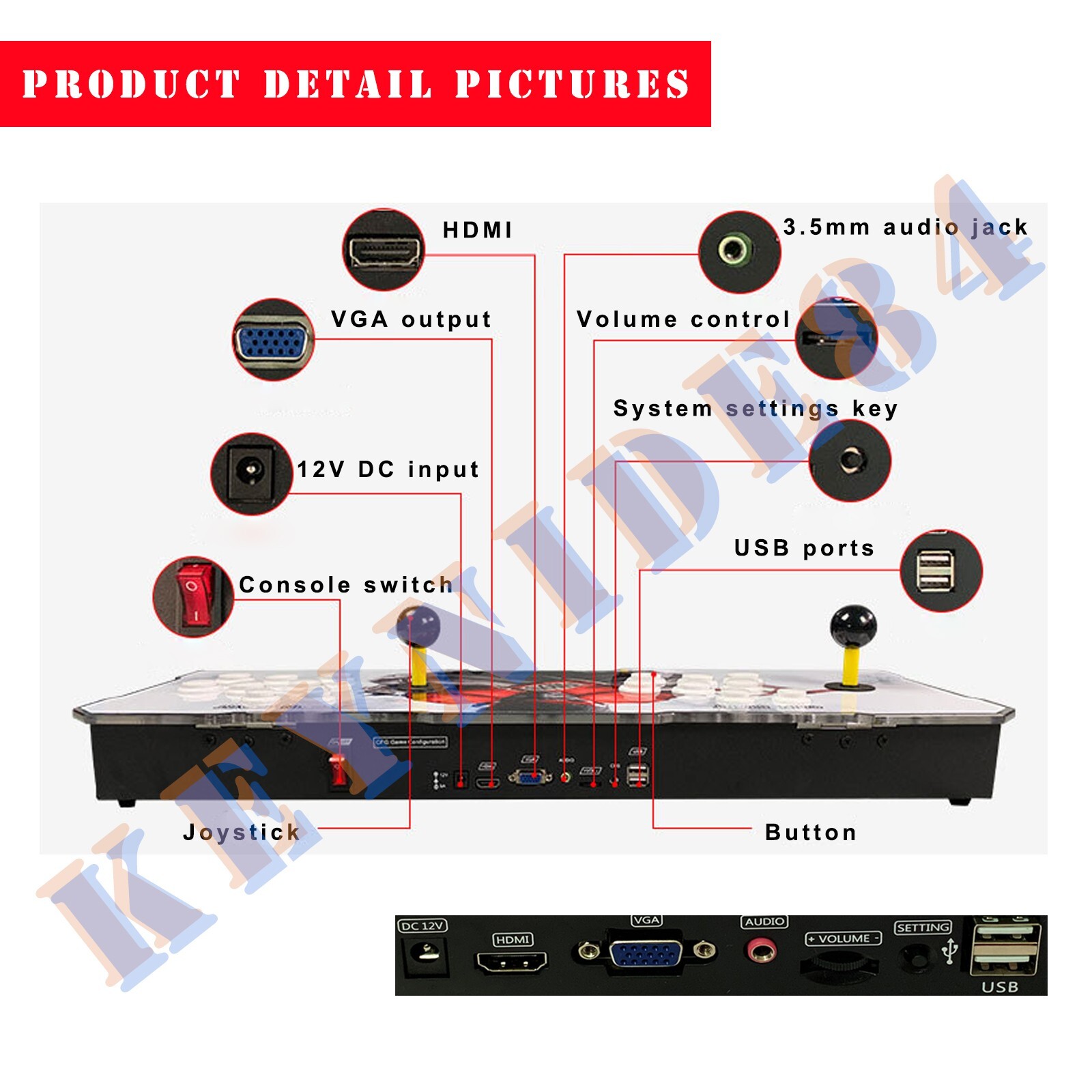23000 Games 3D WiFi Retro Game Arcade Pandora’s Box Console Double Stick HD