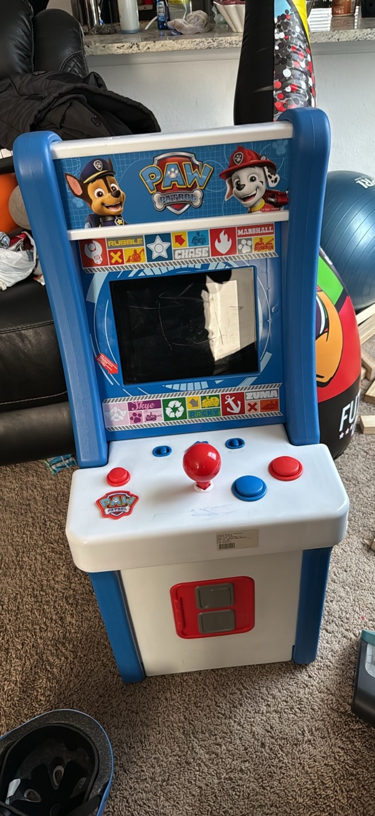 paw patrol arcade gane plug in to wall has 4 different games
