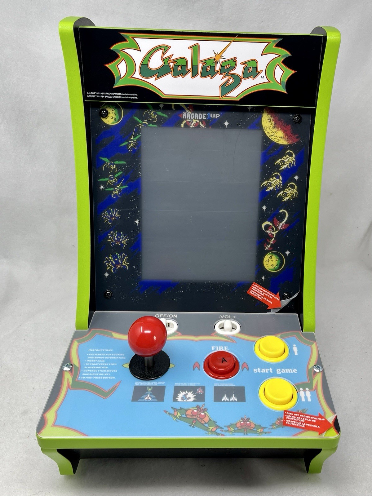 Arcade1Up 40th Anniversary GALAGA CounterCade Arcade Video Game Machine ** NEW