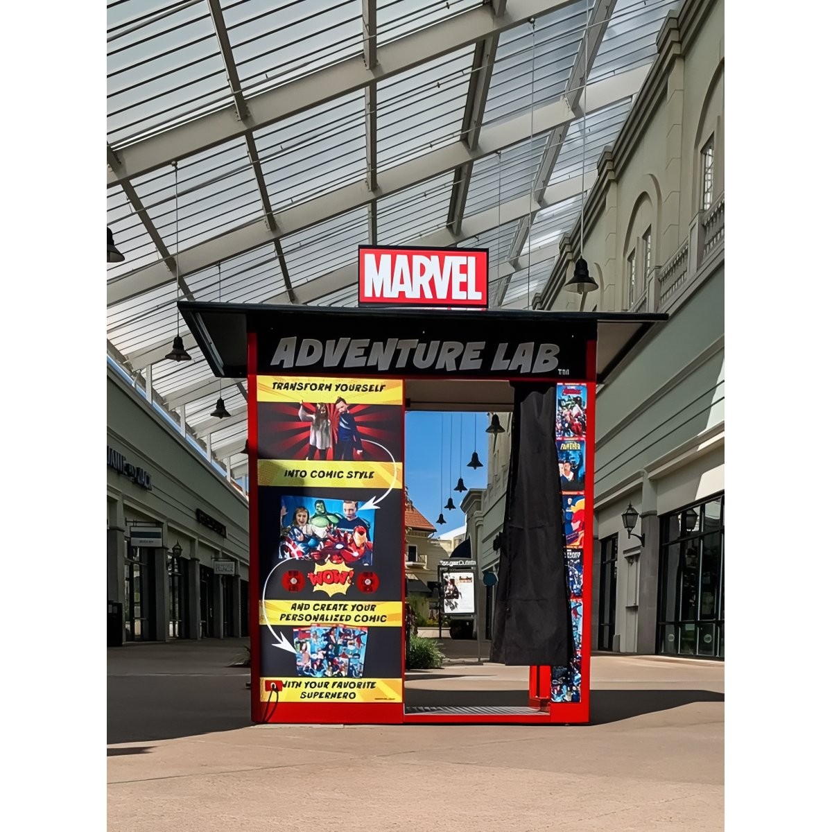 Face Place Marvel Adventure Lab Outdoor Photo Booth