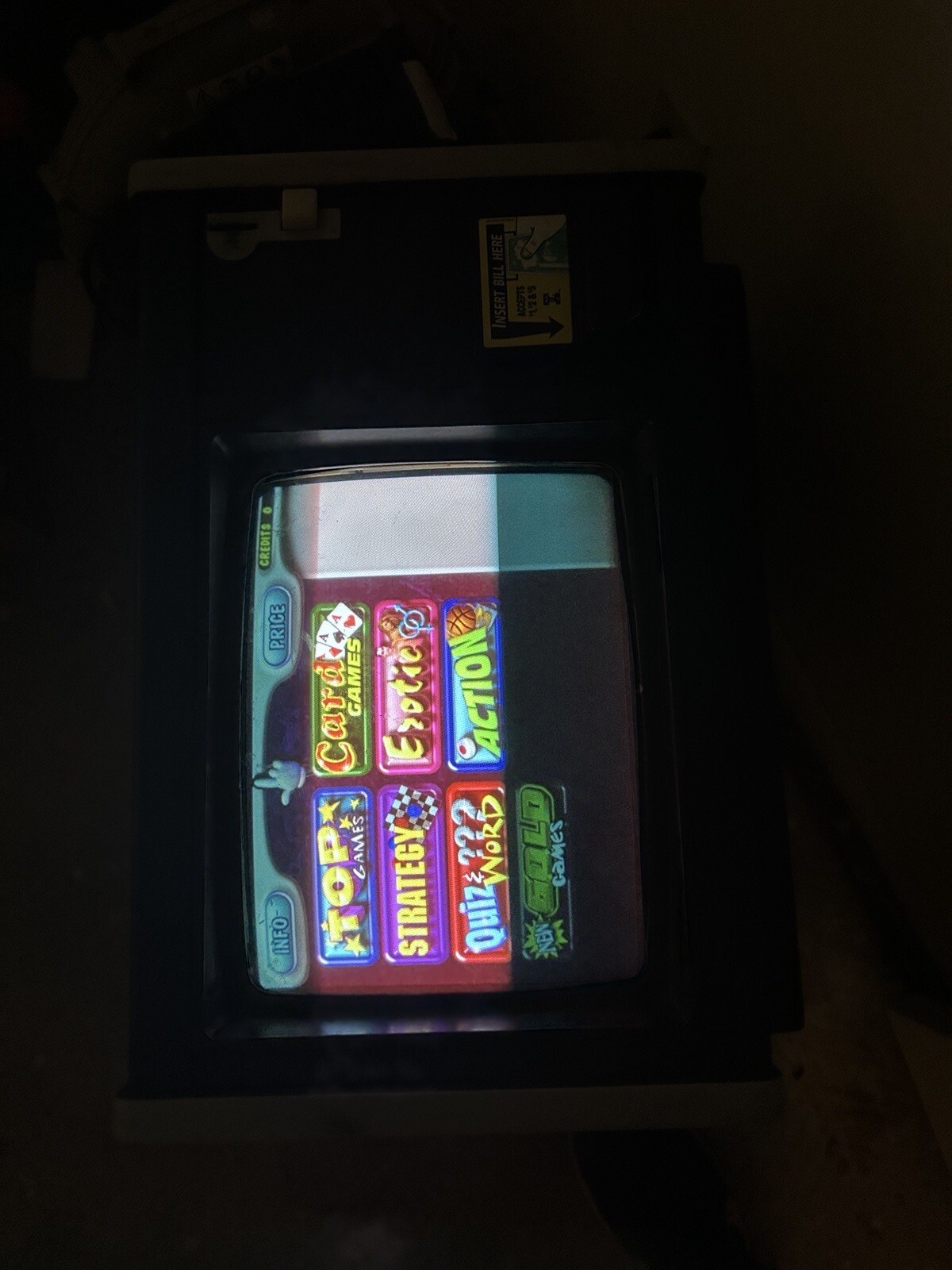 ESTATE* VINTAGE MERIT INDUSTRIES G20-101-001 BAR TOP VIDEO ARCADE GAME & No Key